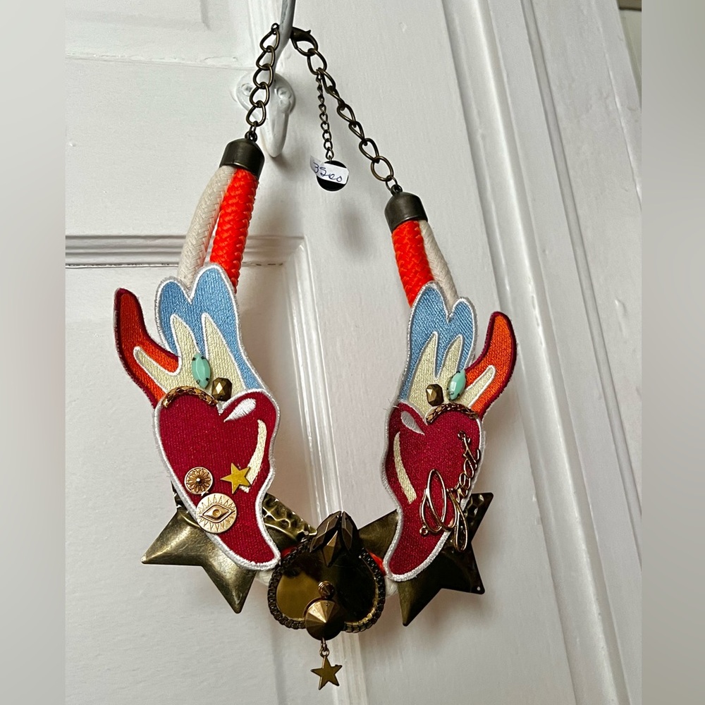 One of a king chunky charm necklace